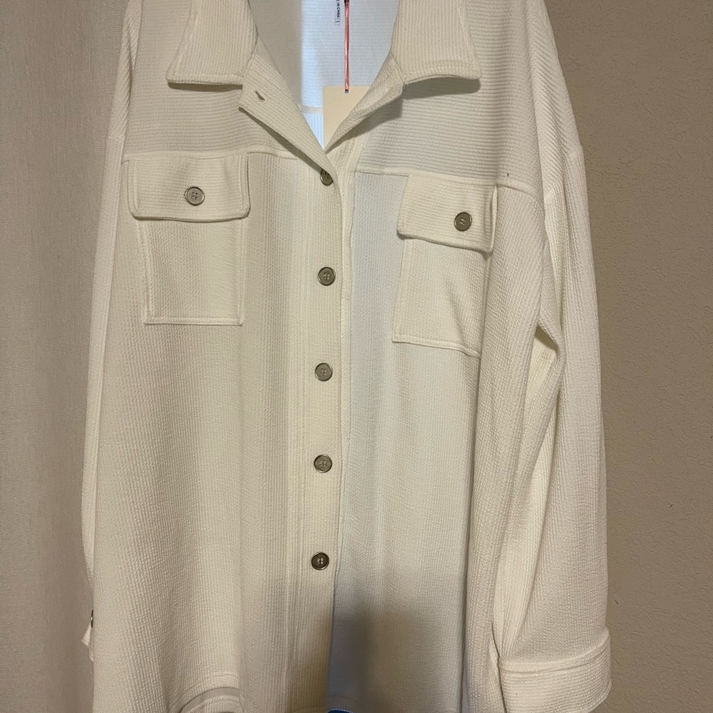 White Entro Shacket